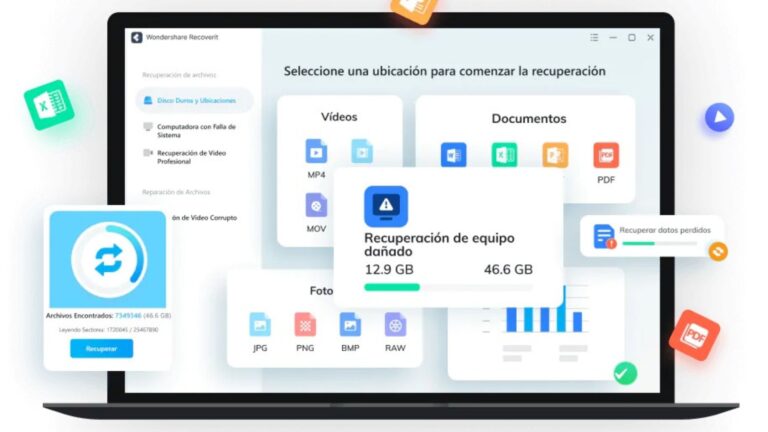 Recoverit - herramienta de recuperación de datos