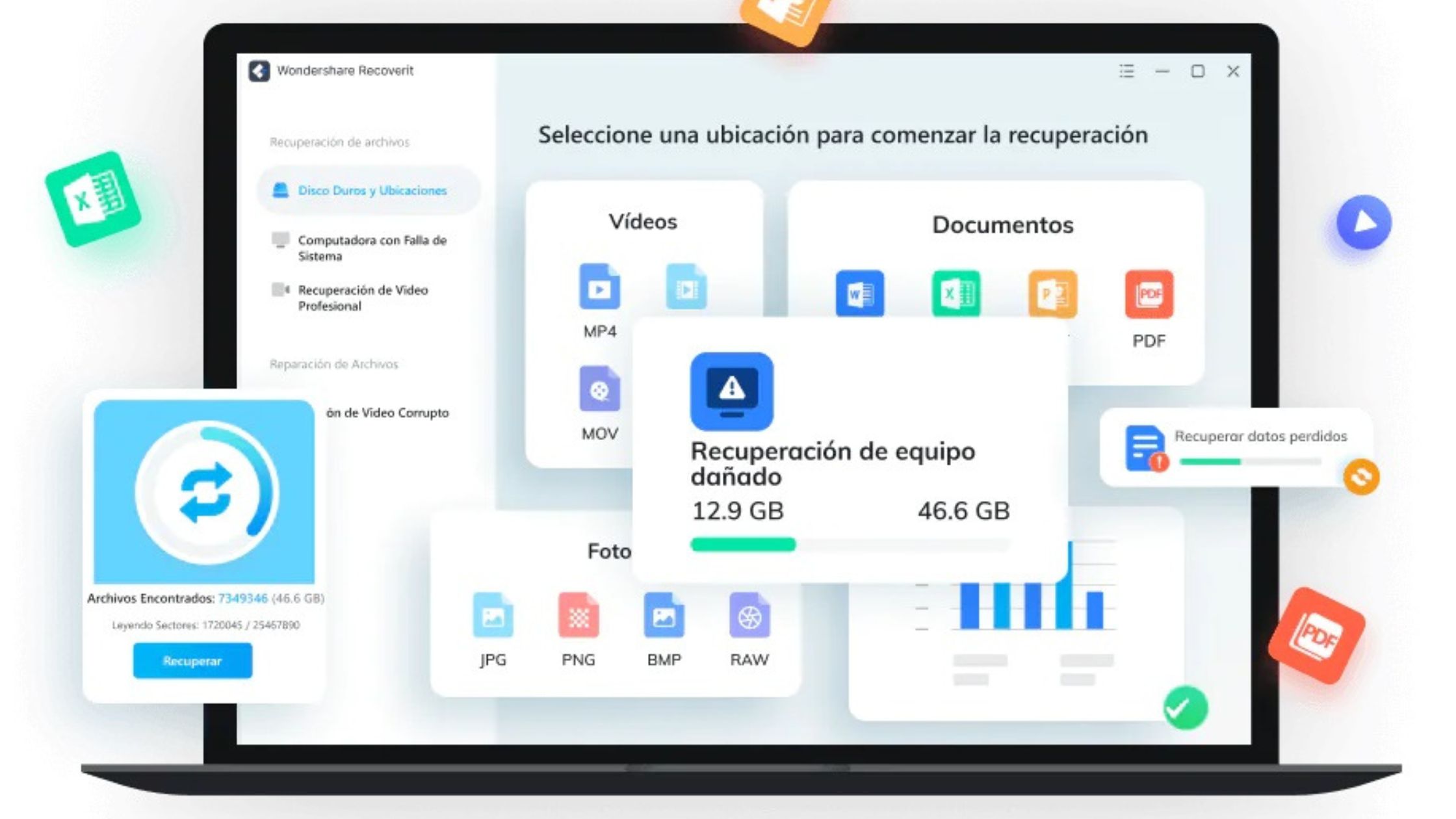 Recoverit, herramienta de recuperación de datos